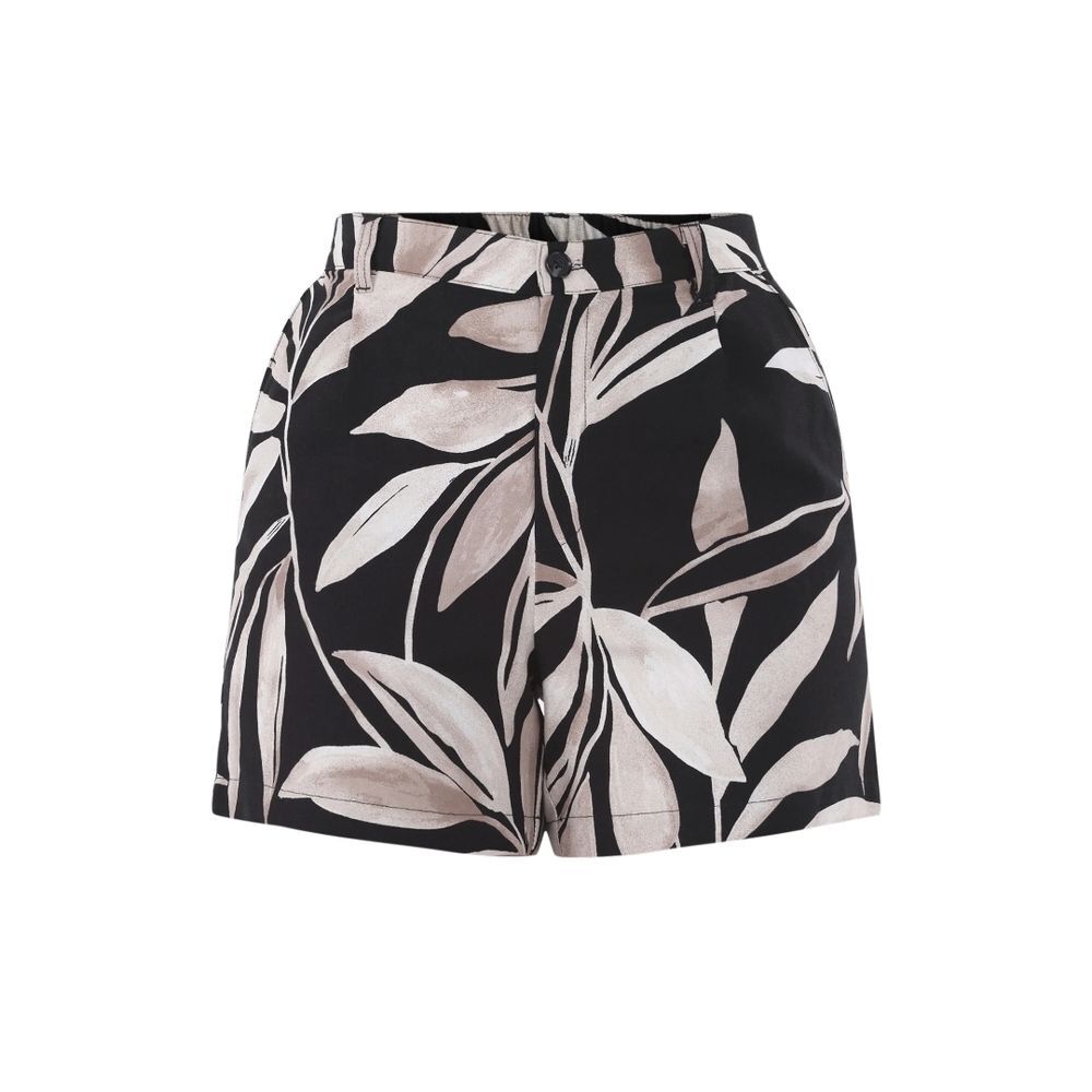Time and Tru Women’s Linen-Blend Shorts, 5” Inseam, Size S(4-6)
